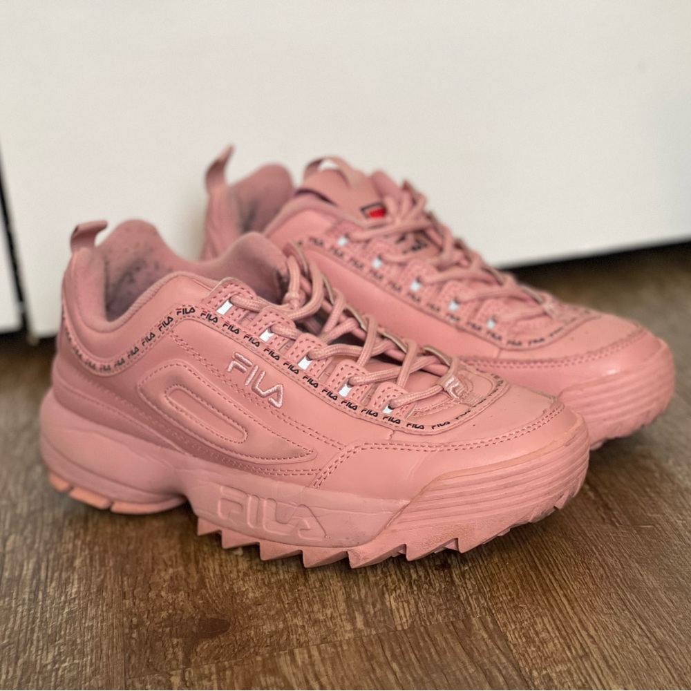 Pink Fila Sneakers